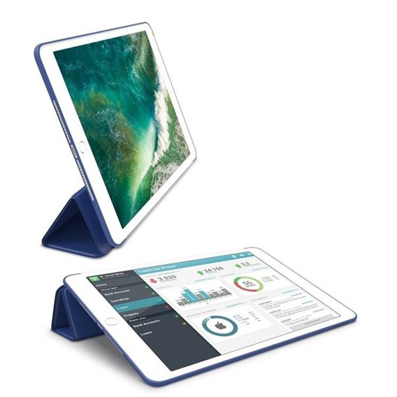 Tok iPad Air 2, Smartcase, sötétkék