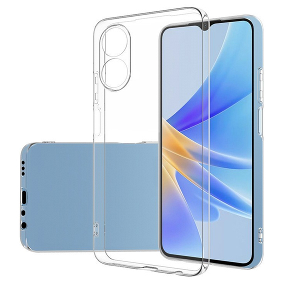 Vékony tok a Oppo A17, Slim, átlátszó