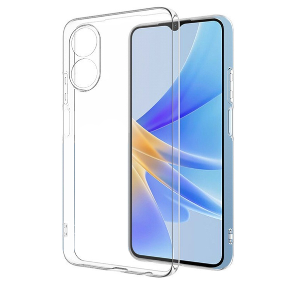 Vékony tok a Oppo A17, Slim, átlátszó