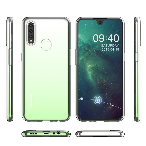 Vékony tok a Oppo A31 2020, Slim, átlátszó