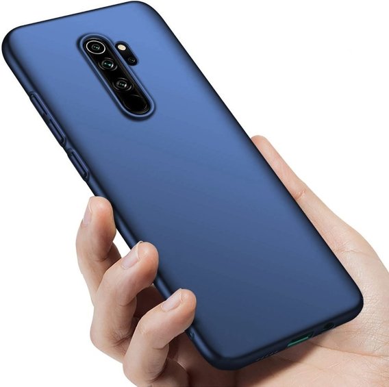 Vékony tok a Xiaomi Redmi Note 8 Pro, Slim, sötétkék