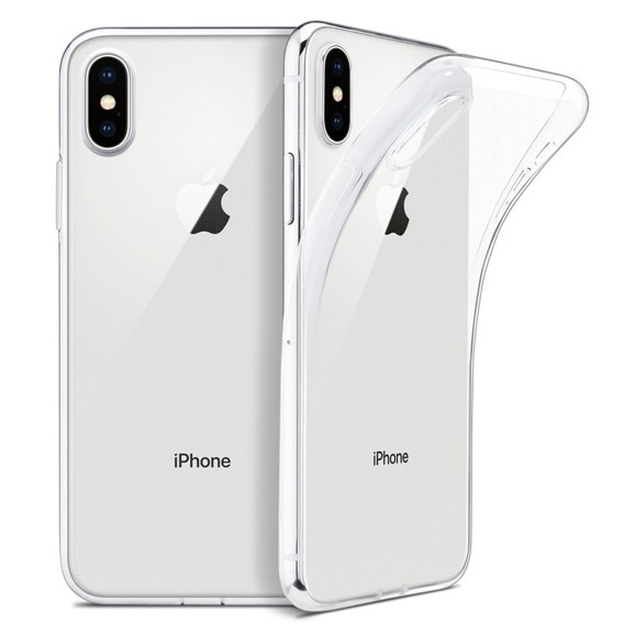 Vékony tok a iPhone X/XS, Slim, átlátszó