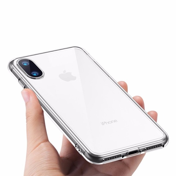 Vékony tok a iPhone X/XS, Slim, átlátszó