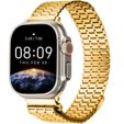 Acél karperec Apple Watch 1/2/3/4/4/5/6/7/8/SE/ULTRA 42/44/45/45/49 MM - arany