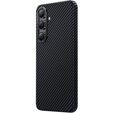 BENKS Kevlar tok Samsung Galaxy S24+, MagSafe, Carbon Fiber, fekete