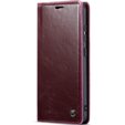 CASEME flip tok Samsung Galaxy A33 5G, Waxy Textured, piros