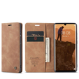 CASEME tok Huawei P30 Pro, Leather Wallet Case, barna