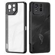 DuxDucis tok ASUS ROG Phone 8 Pro, Aimo case, átlátszó / fekete