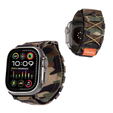 ERBORD Nylon heveder a Apple Watch 1/2/3/4/5/6/7/8/SE/ULTRA 42/44/45/49mm, kék