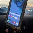 Love Mei Telefontok a Samsung Galaxy S21 Ultra, páncélozott üveg nélkül, fekete