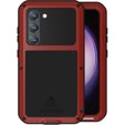 Love Mei Telefontok a Samsung Galaxy S23, armored with glass, piros