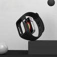 Öv + tok Suritch a Apple Watch 4/5/6/7/8/SE 44/45mm, fekete