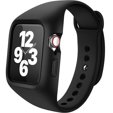 Öv + tok Suritch a Apple Watch 4/5/6/7/8/SE 44/45mm, fekete