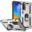 Páncélozott telefontok a Huawei P Smart 2021, Nox Case Ring, ezüst