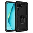 Páncélozott telefontok a Huawei P40 Lite, Nox Case Ring, fekete