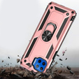Páncélozott telefontok a Motorola Moto G 5G Plus, Nox Case Ring, rózsaszín rose gold