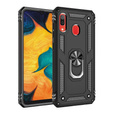 Páncélozott telefontok a Samsung Galaxy A40, Nox Case Ring, fekete