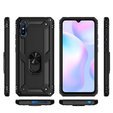 Páncélozott telefontok a Xiaomi Redmi 9A, Nox Case Ring, fekete