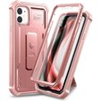 Páncélozott tok a iPhone 11, Dexnor Full Body, rózsaszín rose gold