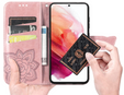 Pattintható tok a Realme 12 Pro 5G / 12 Pro+ 5G, Butterfly, rózsaszín rose gold