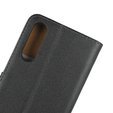 Pattintható tok a Sony Xperia 10 II, Case Genuine Leather, fekete