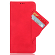 Pattintható tok a Xiaomi Redmi 13, Card Slot, piros