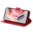 Pattintható tok a Xiaomi Redmi Note 12 4G, Mandala Flower, piros