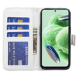 Pattintható tok a Xiaomi Redmi Note 12S, Wallet Marble, kék