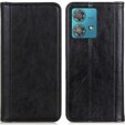 Telefontok a Motorola Moto G84 5G, Wallet Litchi Leather, fekete