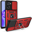 Telefontok a Oppo A57s, CamShield Slide, piros