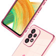 Telefontok a Samsung Galaxy A33 5G, Electro heart, rózsaszín rose gold