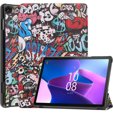 Tok Lenovo Tab M10 10.1 Gen 3 TB-328FU/TB-328XU, Smartcase, graffiti