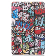 Tok Samsung Galaxy Tab S6 Lite, Smartcase, graffiti